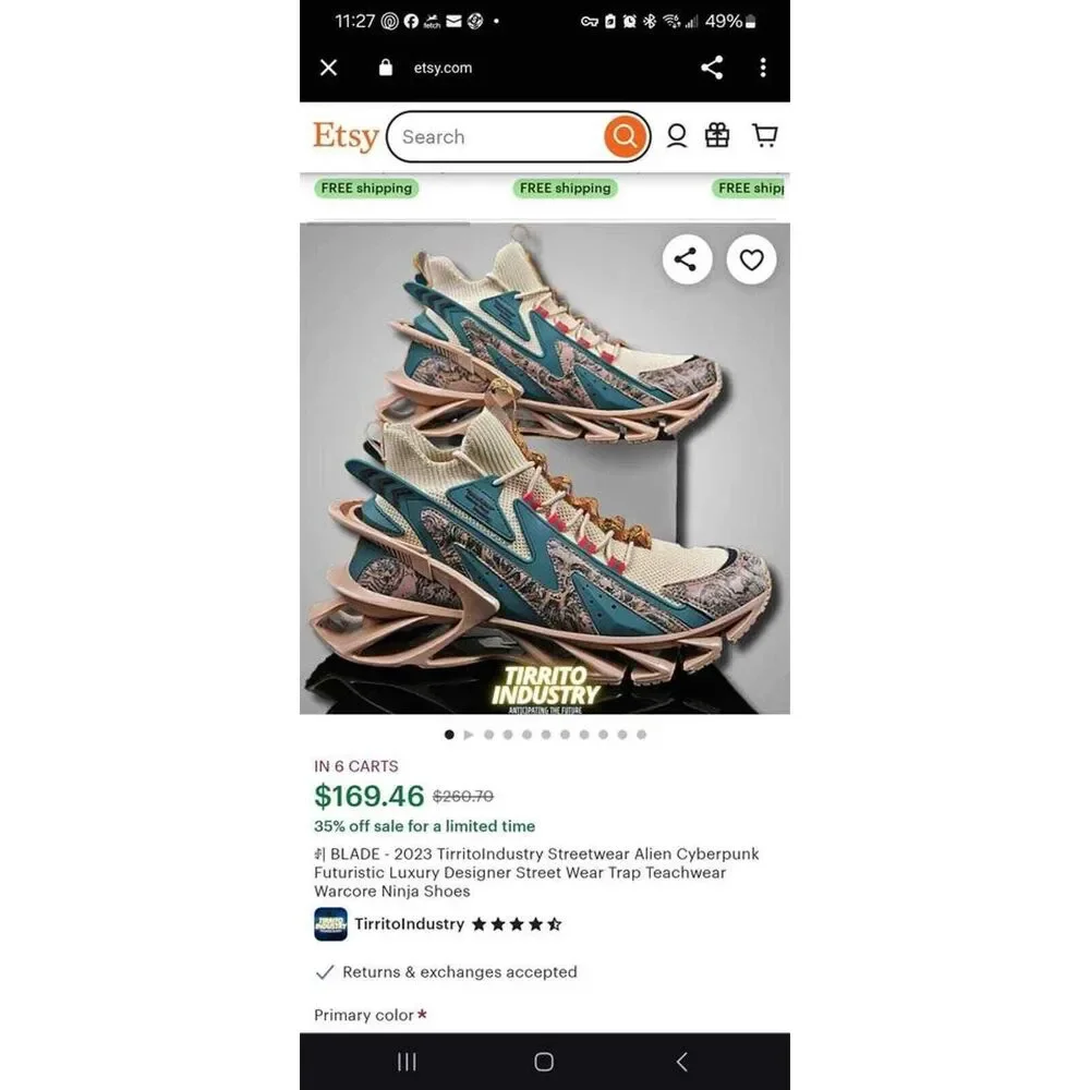 NEW mens revolution sneakers sz EU 43 US 9.5/10